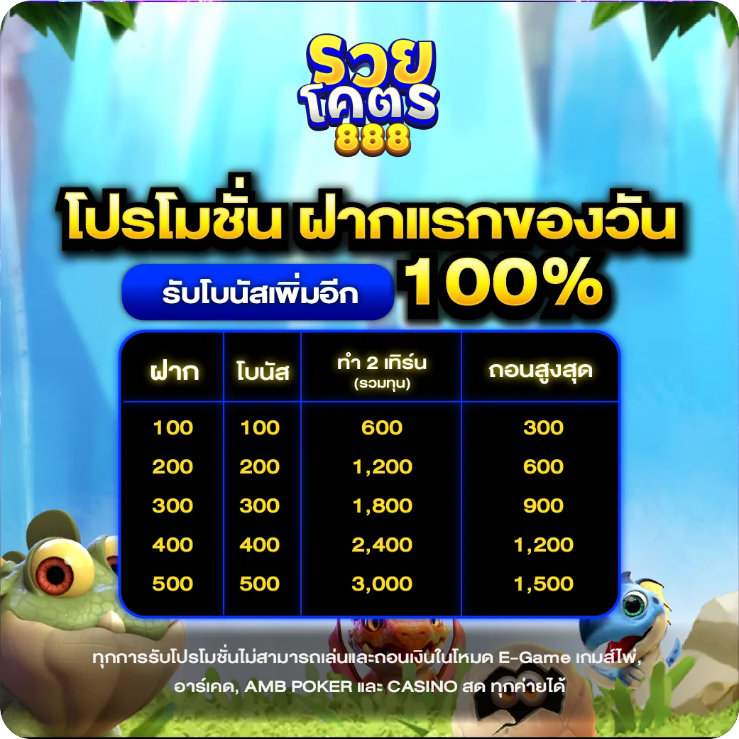 คาสิโนออนไลน์ RUAYKOD888 บาคาร่าถ่ายทอดสด